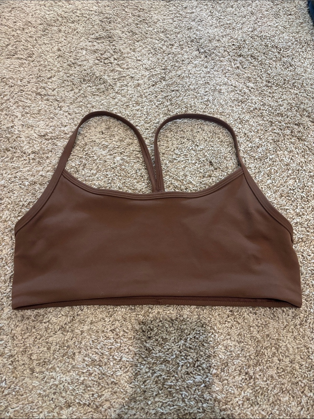 VUORI Brown Sports bra with Thin Straps